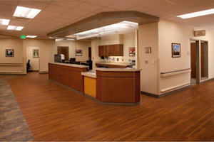 Nurses station at the Medical Center of Peach County